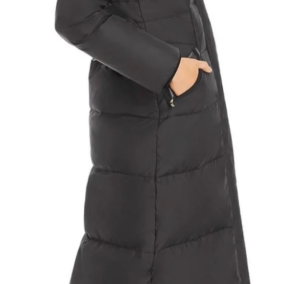 Cole Hahn Long Black Puffer Coat - Picture 7 of 11